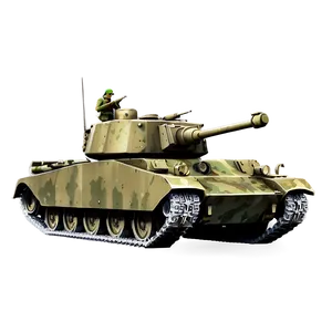 Tank In Forest Ambush PNG Svt92