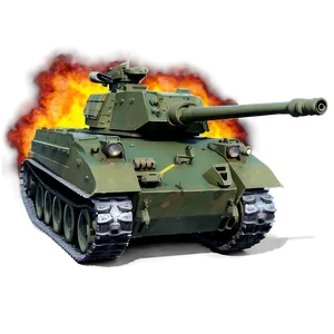 Tank In Urban Combat Png 05232024 PNG image