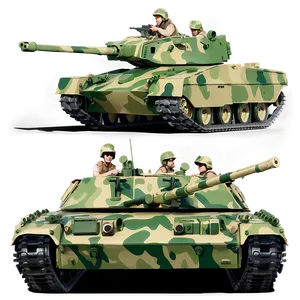 Tank With Infantry Support Png 27 PNG image