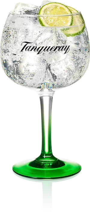 Tanqueray Ginand Tonic Glass PNG image