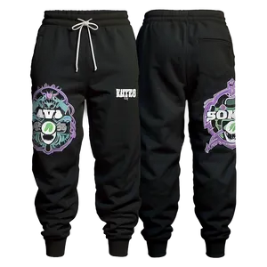 Tapered Black Sweatpants PNG Nhg10 PNG
