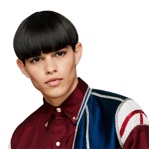 Tapered Bowl Cut Look PNG 52 PNG