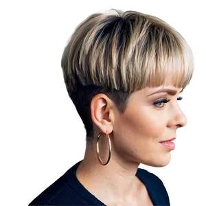 Tapered Karen Haircut PNG 63