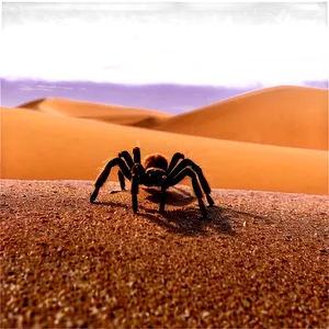 Tarantula In Sand Dunes PNG Cgu
