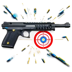 Target Shooting Pistol PNG Itd51