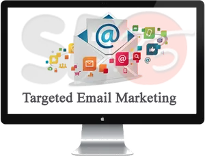 Targeted Email Marketing Concept PNG