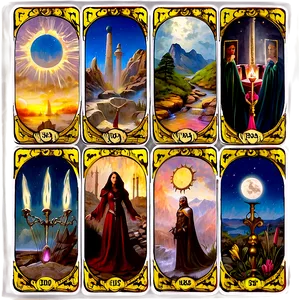 Tarot Card Collage PNG 06202024
