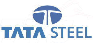 Tata Steel Logo Blue Background PNG image