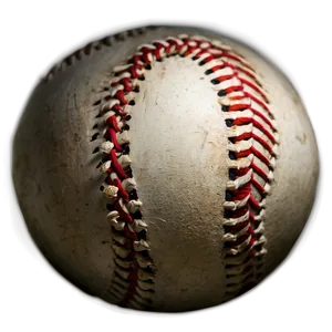 Tattered Baseball Image Png 06282024 PNG image