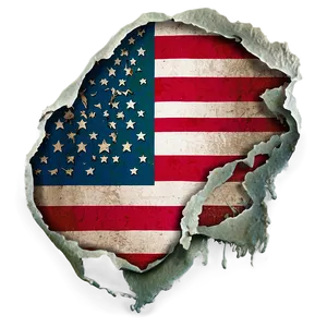 Tattered Flag Overlay PNG Cxh