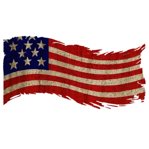 Tattered Flag Silhouette PNG Dnp