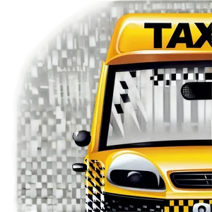Taxi Car Vector Logo PNG 06202024 PNG