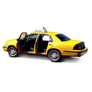 Taxi With Luggage PNG 05242024 PNG