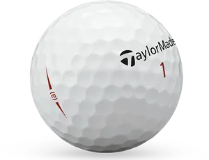 Taylor Made Golf Ball Number One PNG image