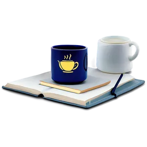 Tea And Books Cozy PNG 05242024