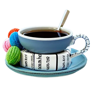 Tea And Books Cozy PNG Xvf38