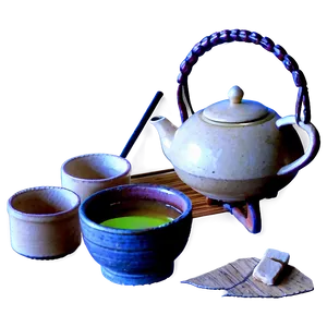 Tea Ceremony Set PNG Glf33