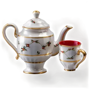 Tea Cup And Pot Set PNG 05252024 PNG