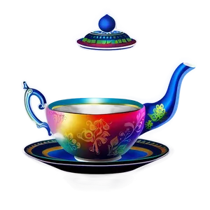 Tea Cup And Pot Set PNG 05252024 PNG
