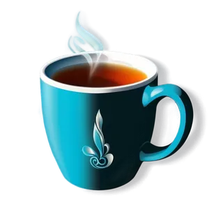 Tea Cup Silhouette PNG 05252024 PNG