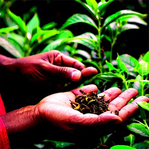 Tea Harvesting Hands PNG Lfr40