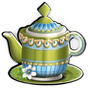 Tea Party Invitation PNG 82