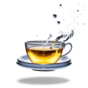 Tea Spilling Splash PNG Fvp