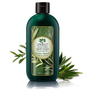 Tea Tree Shampoo Bottle Png 4 PNG image