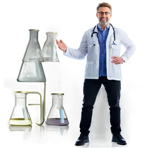 Teacher In Lab Coat PNG Qwy PNG