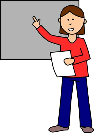 Teacher Presenting Lesson