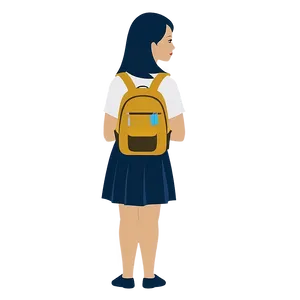 Teacher With Backpack PNG 06242024