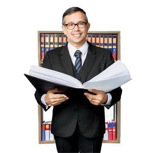 Teacher With Exam Papers PNG 67