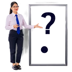 Teacher With Question Mark PNG 73 PNG