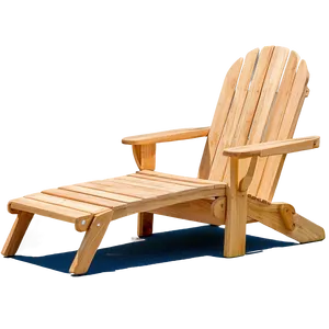 Teak Adirondack Chair Png Dyx PNG image