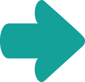 Teal Arrow Graphic PNG image