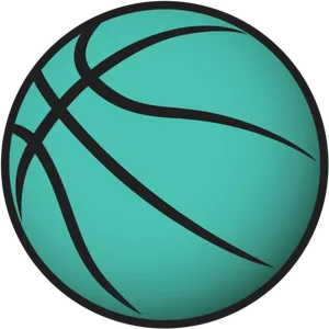 Teal_ Basketball_ Graphic