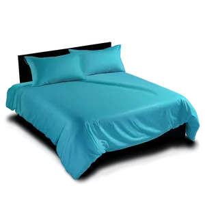 Teal Bed Sheet PNG 31