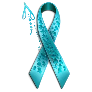 Teal Ribbon For Scleroderma Awareness PNG Fwc