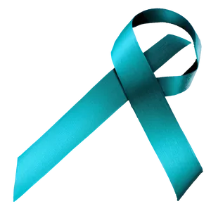 Teal Ribbon For Sexual Assault Awareness Png 11 PNG image