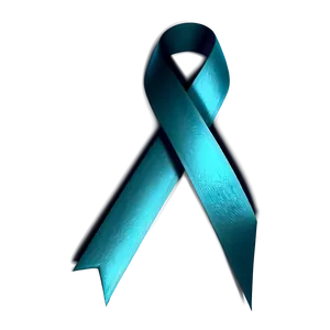 Teal Ribbon With Shadow Png Xdk PNG image