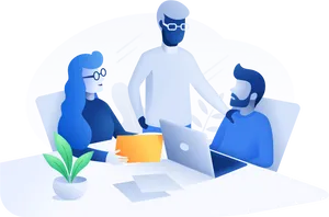 Team Collaboration Illustration