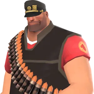 Team Fortress2 Heavy Character PNG image