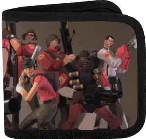 Team Fortress2 Red Team Action Pose PNG image