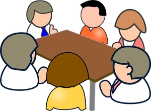 Team Meeting Cartoon