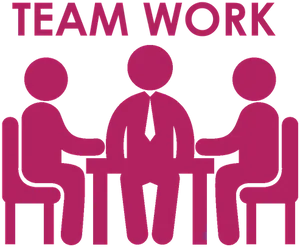 Teamwork Conceptual Graphic PNG