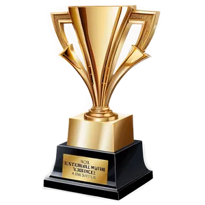 Teamwork Excellence Trophy Png 05042024 PNG image