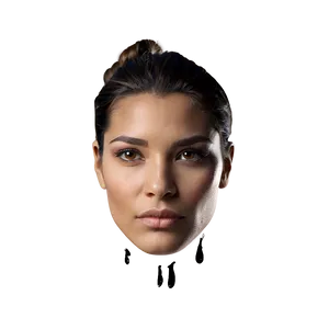 Tear-streaked Face Icon PNG 05232024 PNG