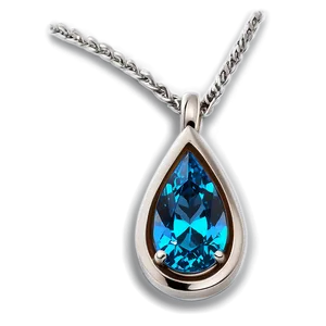 Teardrop Necklace Png 05252024 PNG image