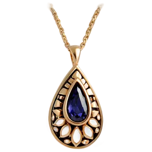 Teardrop Necklace Png 92 PNG image