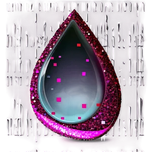 Teardrop With Glitter Png 25 PNG image